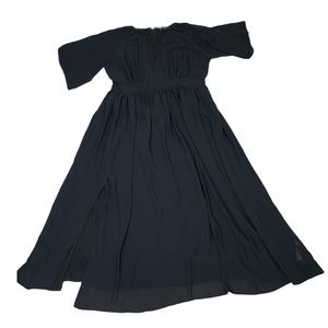 Eloquii Draped Maxi Special Occasion Dress